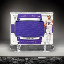 2021-22 Panini National Treasures - Colossal Rookie Materials Davion Mitchell...