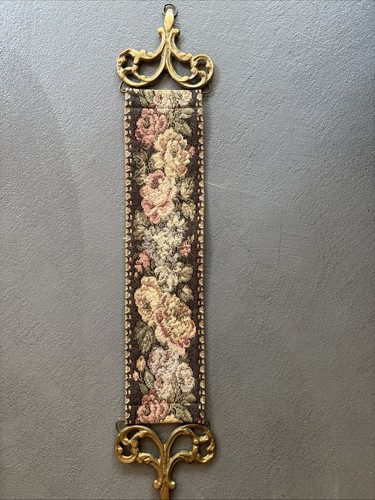 Nappe D'été / Runner De Table Corona Decor - Motif Fleuri Grand Format, Finitions Laiton, Style Tapisserie - Occasion