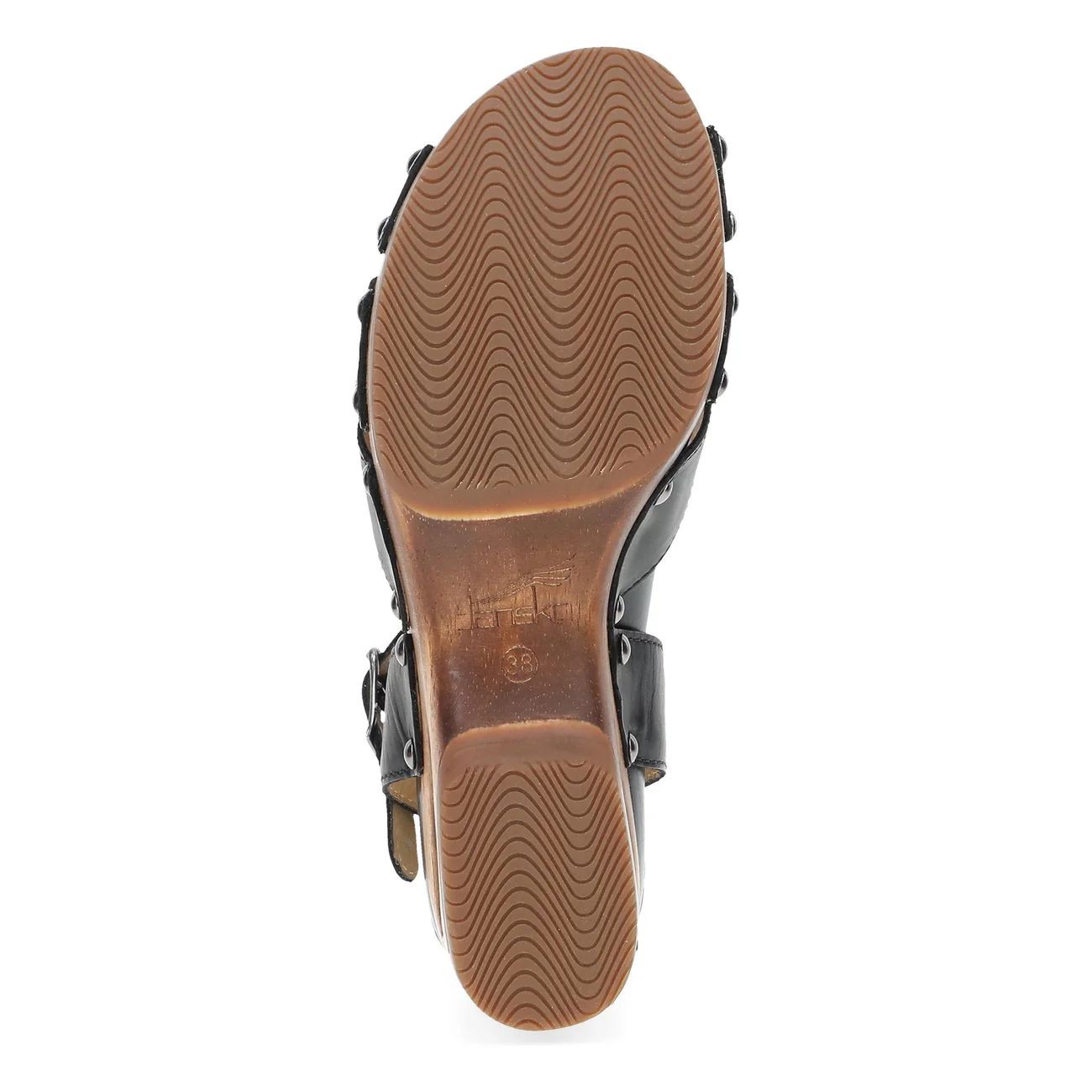 Dansko Alanna Women's Casual Sandals, Black Calf, W37 image 6