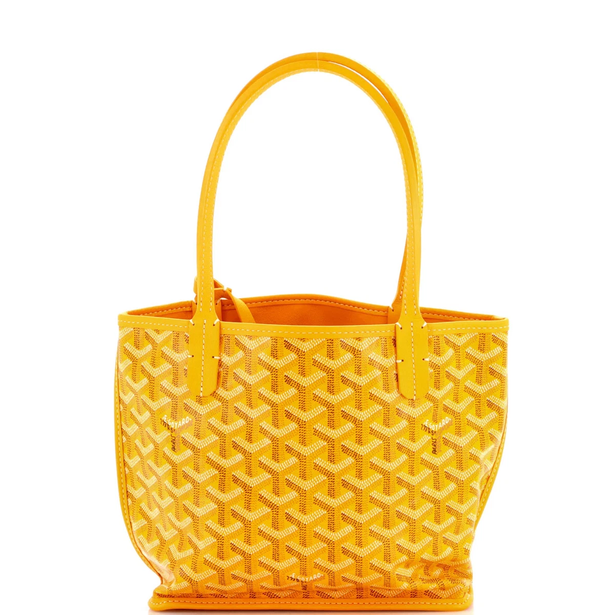 ゴヤールGOYARD リード　イエロー 中古・古着通販】GOYARD (ゴヤール) サンルイPM/トートバッグ イエロー