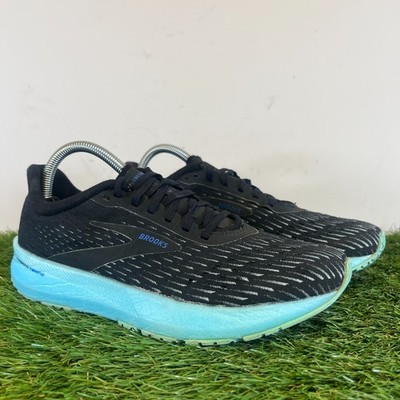 Brooks Turnschuhe Größe 6 Damen schwarz blau Hyperion Tempo Straßenlaufschuhe