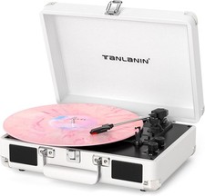 Bluetooth Vinyl Record Player with Built-in Speakers