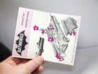 Corgi 267 Batmobile Slip Of Paper Operating Instructions 1960s