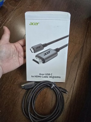 USB C To HDMI Cable For Home Office 6.6FT (4K@60Hz),High-Speed Type C To H