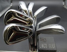 Set 7x TaylorMade R9 SuperMax Eisen 5-SW Stiff Stahlschäfte mit Griffen*