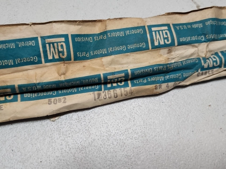 Chevrolet Vega Olds Starfire Pontiac Sunbird 1976-78 cable de cambio GM # 366154 Foto 2 de 4