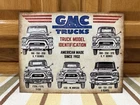 GMC Trucks Metal Sign Model Identification Vintage Style Wall Decor Gas Oil