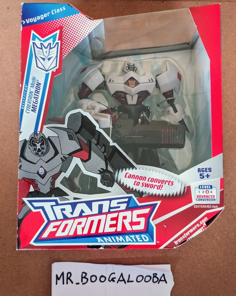 Transformers Animated Voyager Megatron vertical box 2008 MISB RARE - Immagine 2 di 4
