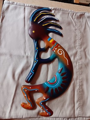 Metal Wall Art Kokopelli, Casanova of the Cliff Dwellers the Flute Player