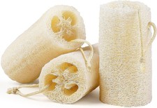 3 Pack Natural Loofah Sponge Exfoliating Body Scrubber 5 Inch  Organic luffa