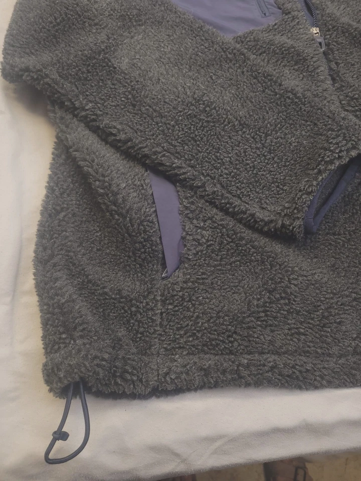 Chaqueta polar RLX Ralph Lauren Sherpa para hombre XL/TG gris senderismo al aire libre golf Foto 3 de 4