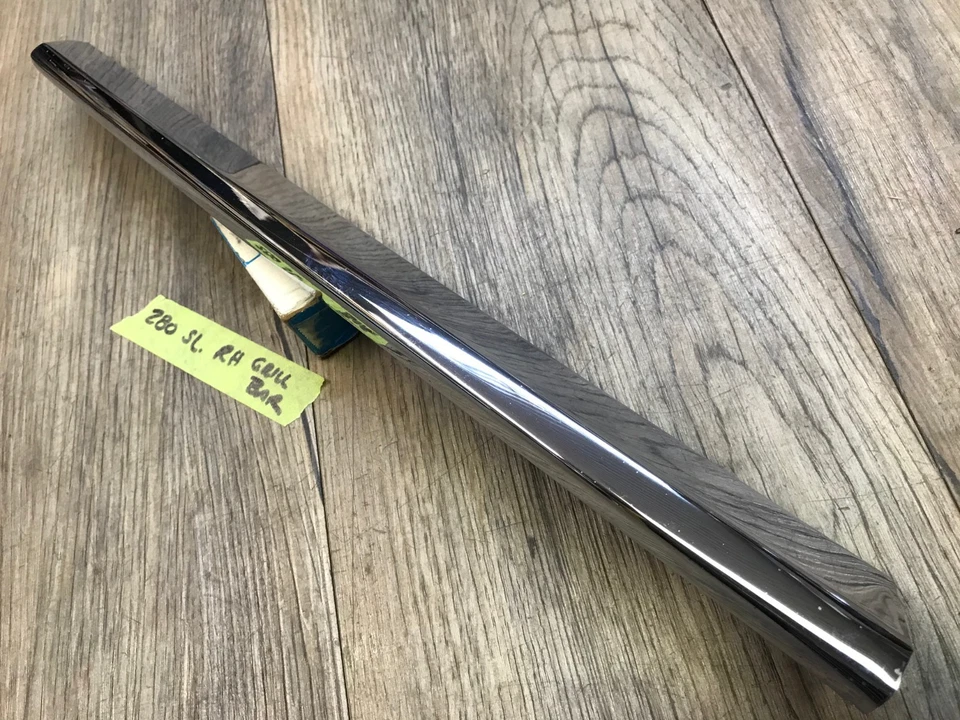 MERCEDES-BENZ M/B W113 PAGODA 230SL 250SL 280SL 二手 原始设备制造商 右握 CHROME GRILL BAR F-A — 第 4/4 张图片