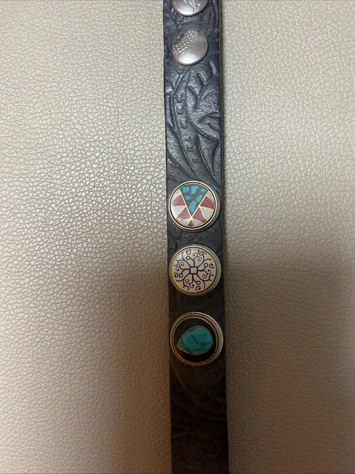 NOOSA Amsterdam ORIGINAL Armband Blau 3 Chunks 22 Cm 2 Breit - Bild 2 von 4