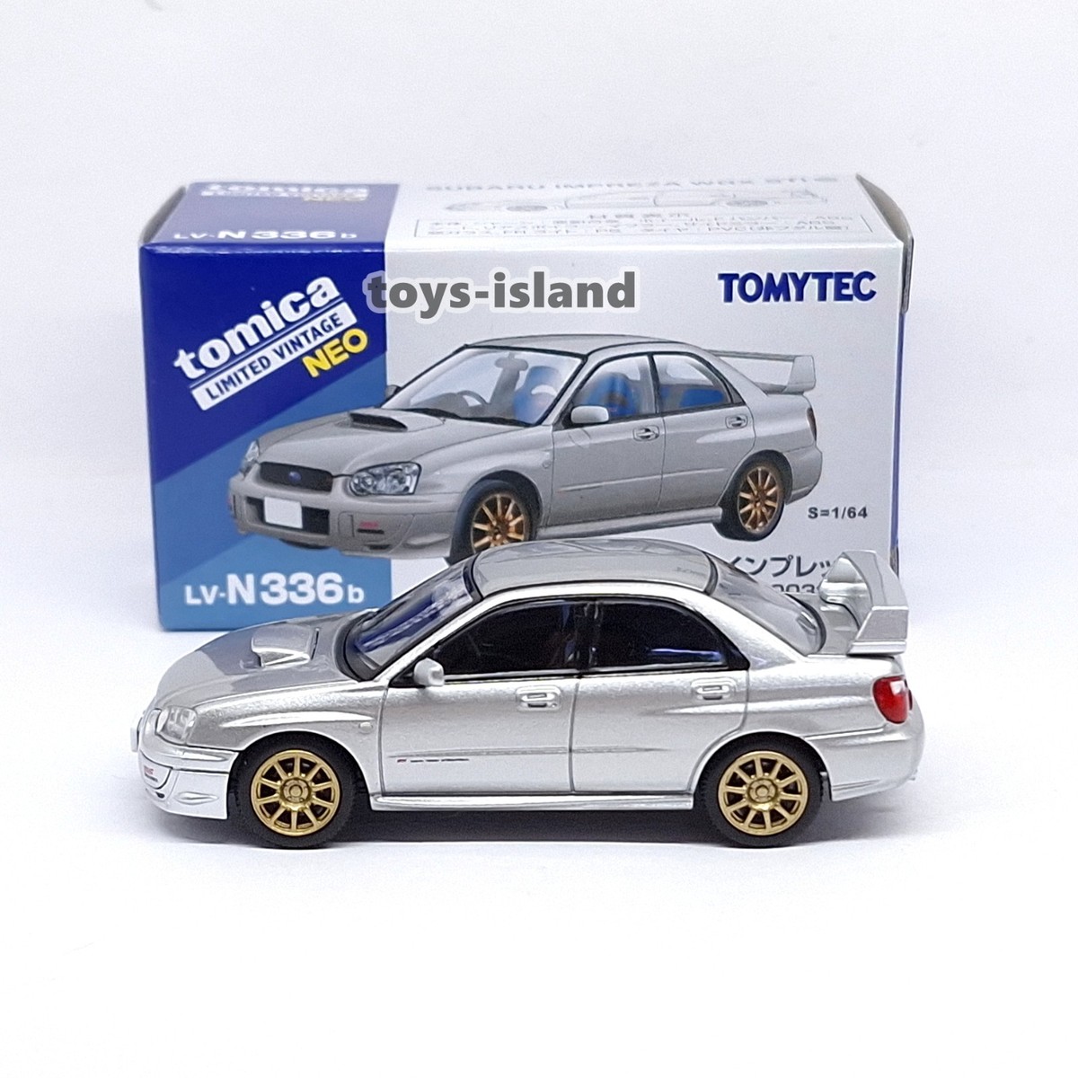 Tomica Limited Vintage NEO LV-N336b Subaru Impreza WRX STi 2003 1