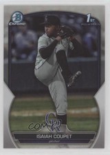 2023 Bowman Draft Chrome Refractor Isaiah Coupet #BDC-37 1g2w