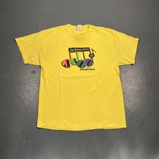 Vintage The Buffalo News Jazz At The Albright Knox Tshirt Yellow XL VTG Music
