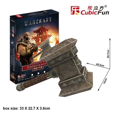 Puzzle 3D WARCRAFT ORGRIM S DOOMHAMMER CubicFun