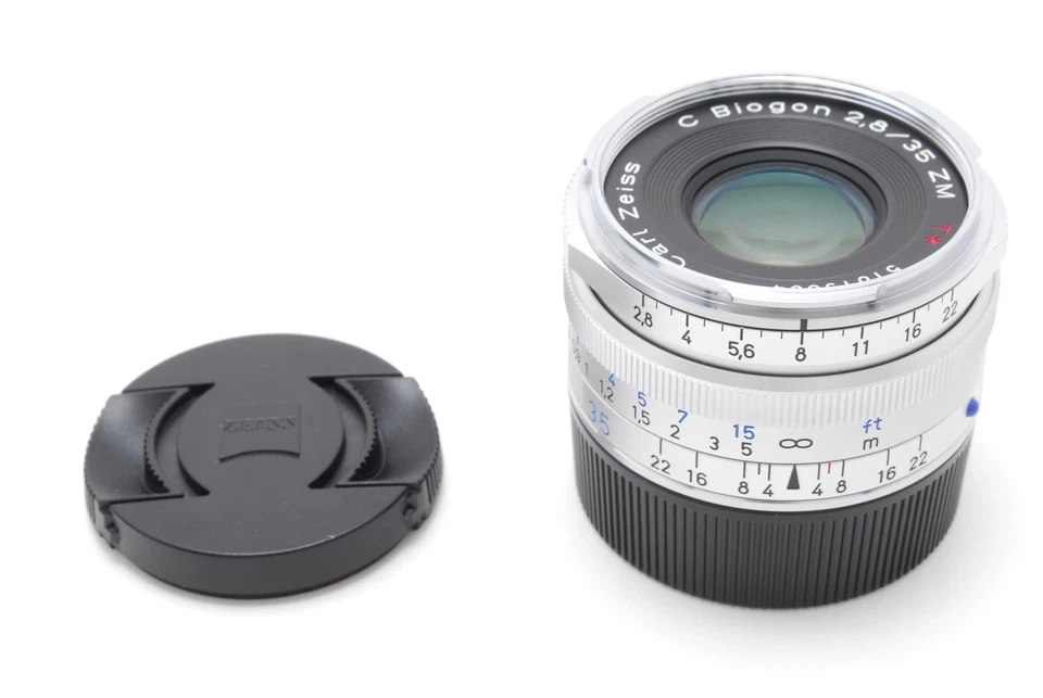 [Mint] Carl Zeiss C Biogon T* 35mm f2.8 ZM for Leica M Silver Lens #1831 - Image 2 of 4