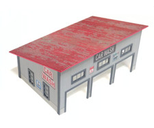 1:60–1:64 Scale Car Wash Building – Diorama kit for model display scenes 1/60-64