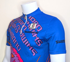 BIEMME ITALY SHIMANO RETRO CYCLING SHIRT JERSEY SIZE LARGE - ITALIA