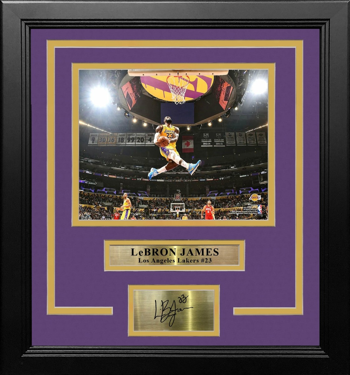 LeBron James Aerial Dunk Lakers 8