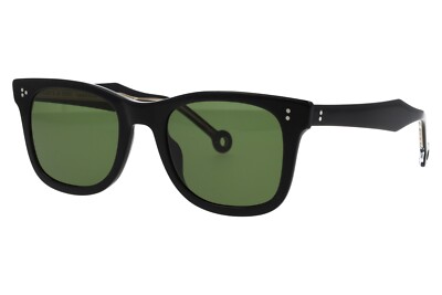 Lunettes de soleil noires Hally & Son hs908 vue Style Lesca Moscot