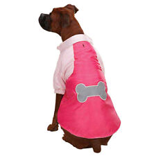 NEW (Choose Size) Pink Raspberry Snow Parka Reflective Bone Dog Pet Coat Clothes