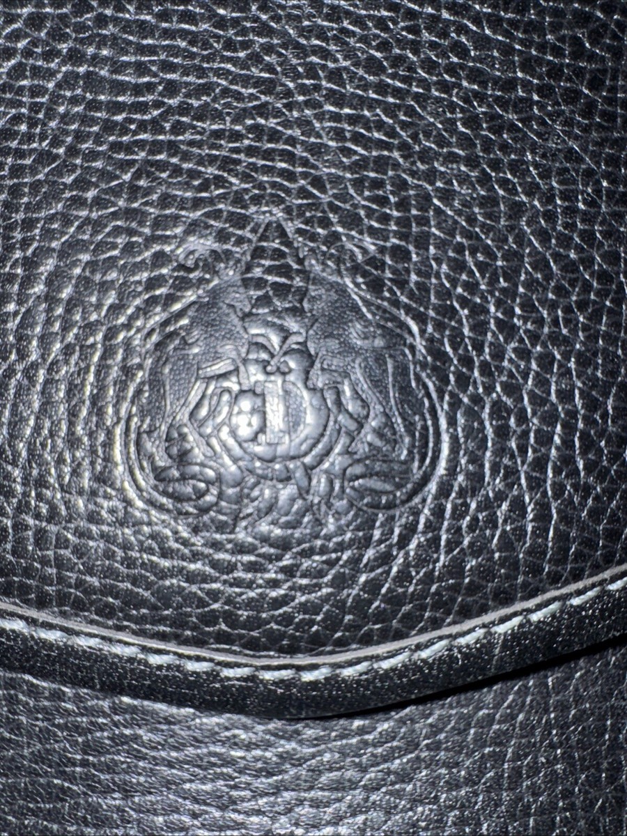 Vintage Didier Lamarthe Black Crossbody Leather Purse Classic