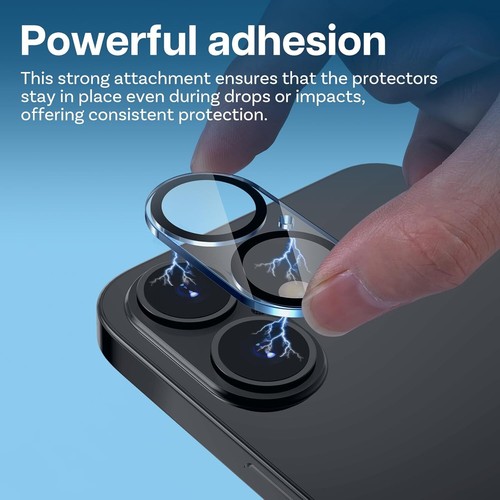 For Apple iPhone 16 /16 Pro/16 Pro Max/16+ Tempered Glass Camera Lens Protector - Picture 4 of 12