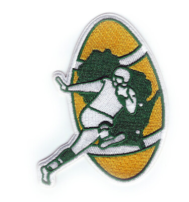  4'' GREEN BAY PACKERS Retro 1961 Iron-on Football Jersey PATCH! GO PACK GO!