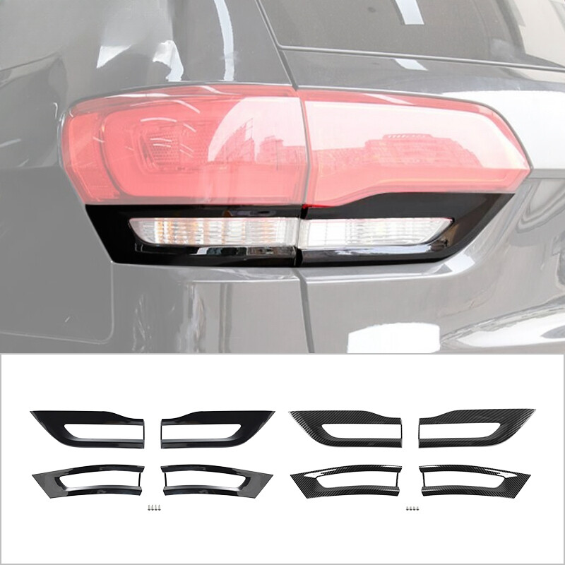 Car Rear Tail Light Lamp Guard Cover Trim Bezel for Jeep Exterior Accessories