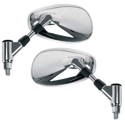 JMP Spiegelpaar Für Yamaha BT XVS 1100, XV 1600, XVS 125–1300, XVZ – Oval, Chrom, E-geprüft