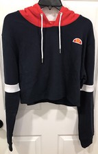Ellesse Cheyenne Crop Hoodie Sweatshirt, Size L