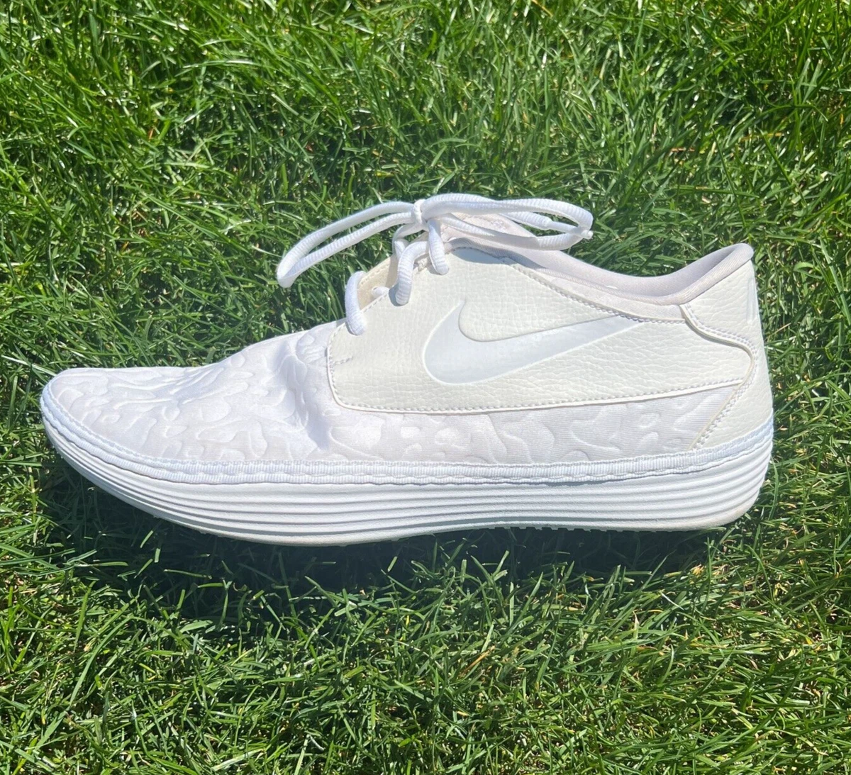 Nike solarsoft white discount