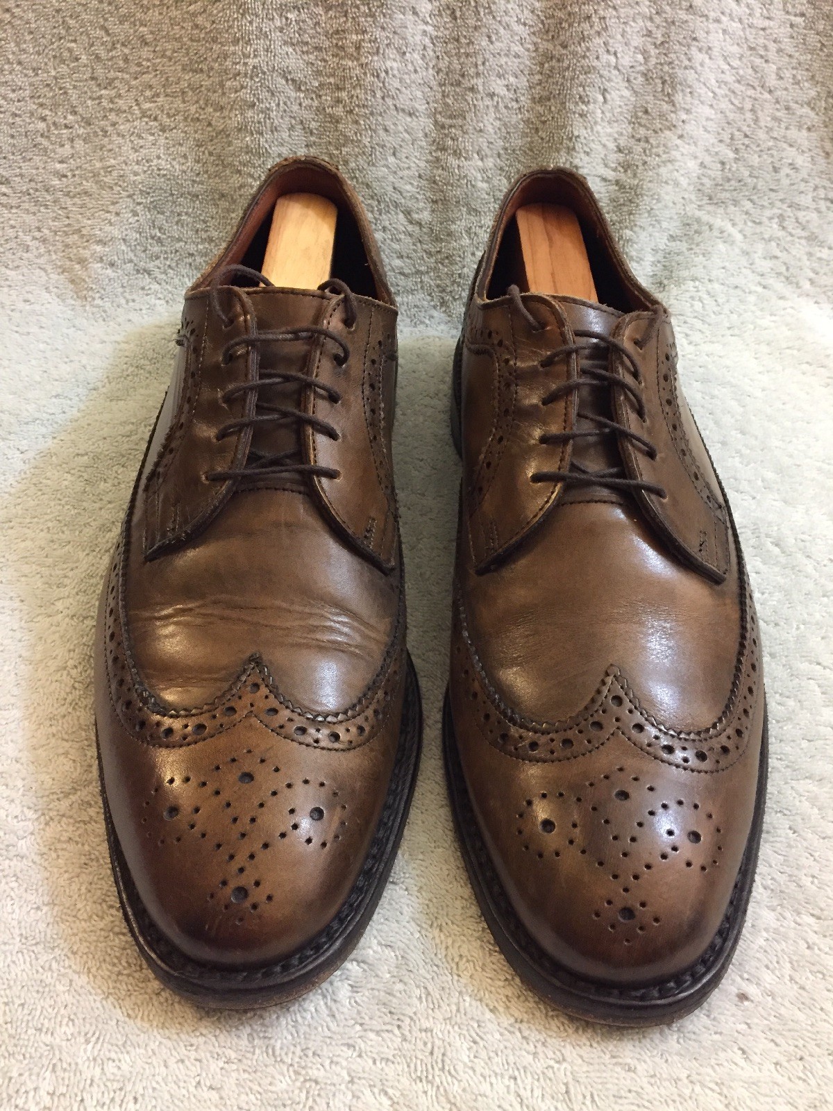 ALLEN EDMONDS MCGREGOR BRN LEATHER 