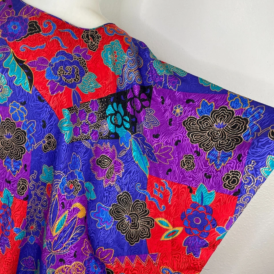 Maxi Mumu Floral David Brown Bullocks De Colección Talla Única Longitud Pequeña Colorido Foto 3 de 4