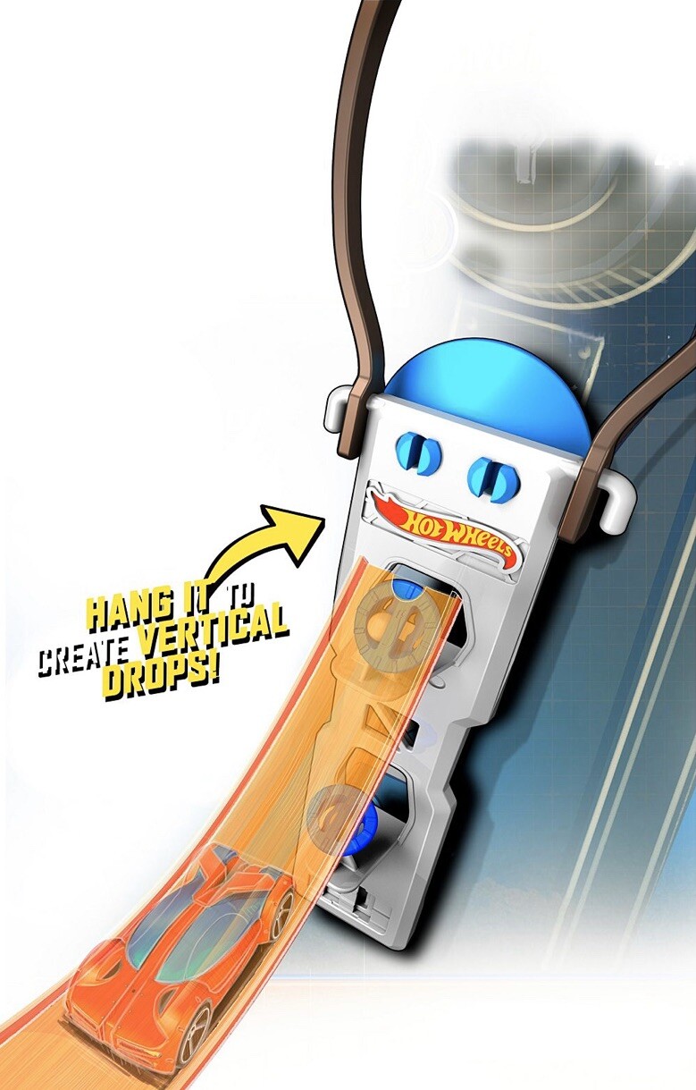 pista hot wheels track builder accs dlf01