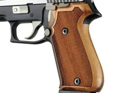 Hogue For Sig Sauer P220 DA/SA Goncalo Checkered * 20211 & 4 Slotted Grip Screws