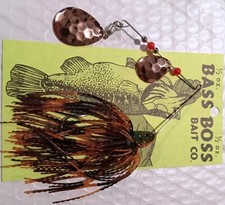 TWO DOMINATOR BASS BOSS SPINNERBAITS-CUSTOM SIZE AND COLORS FROM MENU