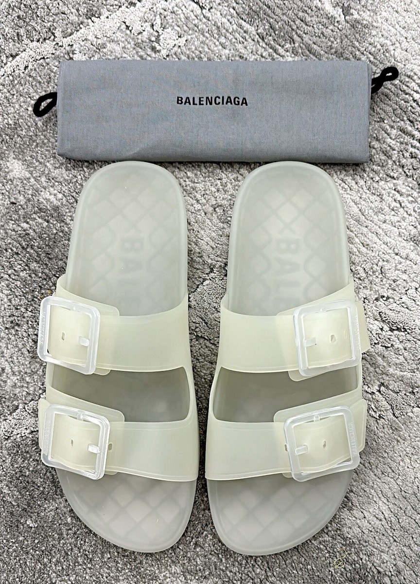 Authentic Balenciaga Mallorca Rubber Mens Sandals/Slide EU44 US11