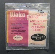 Walco DisCloth Vintage 1970's/80s Anti-Static Record Cleaning Cloth New LP Vinyl