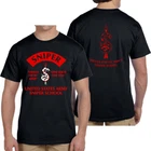 US United States ARMY Sniper School Logo T-shirt USA Size