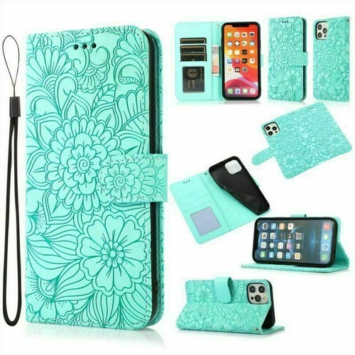 Magnetic Leather Stand Flip Wallet Case For iPhone 15 14 13 12 Pro Max 11 8 7 6P - Picture 41 of 54