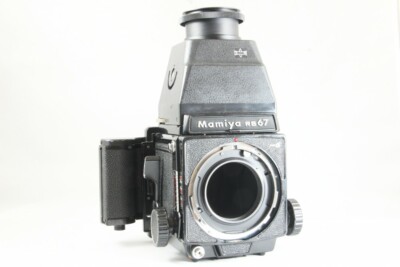 Mamiya RB67 PRO S Mittelformat Body mit Kaminfinder, Filmrückseite