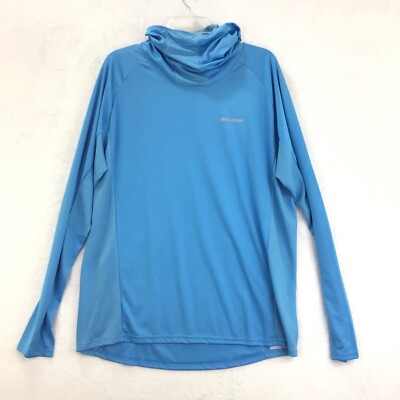 Baleaf / UPF 50+ Long Sleeve Hooded Thumb Holes Athletic Running Shirt / Size XL