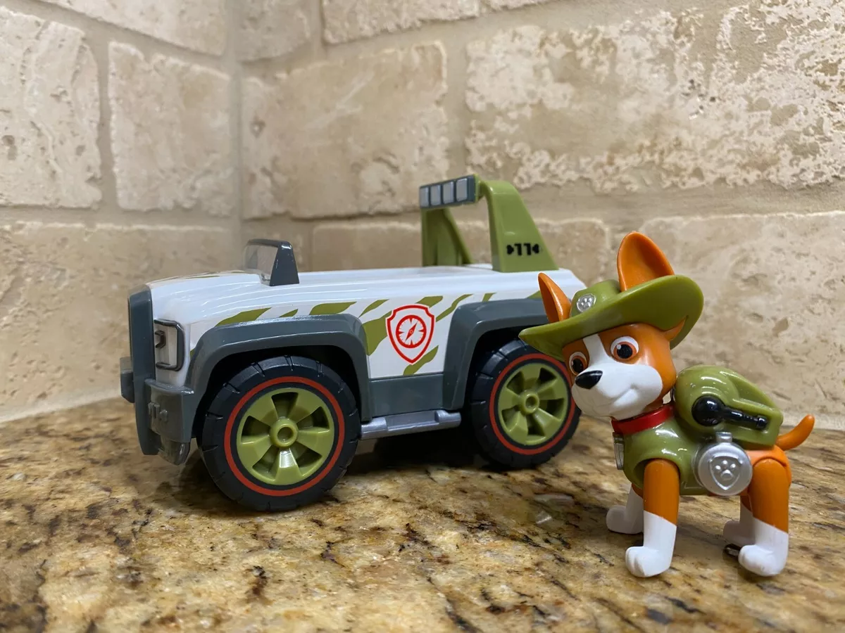 Paw Patrol Tracker Vehicle Cruiser Rescue Jeep Tracker figure HTF | eBay