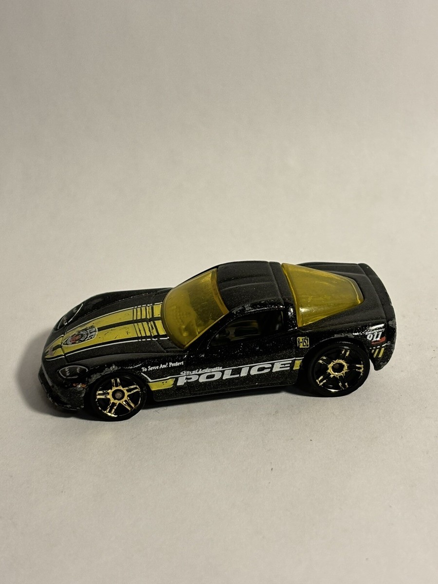 2003 Hot Wheels City of Lafayette Police C6 Corvette rare original