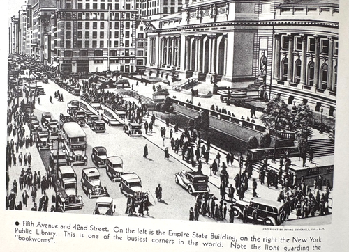 Golden 1931 Travel Booklet "New York The Wonder City" w/ 64 Pages of Pictures * - Picture 9 of 23