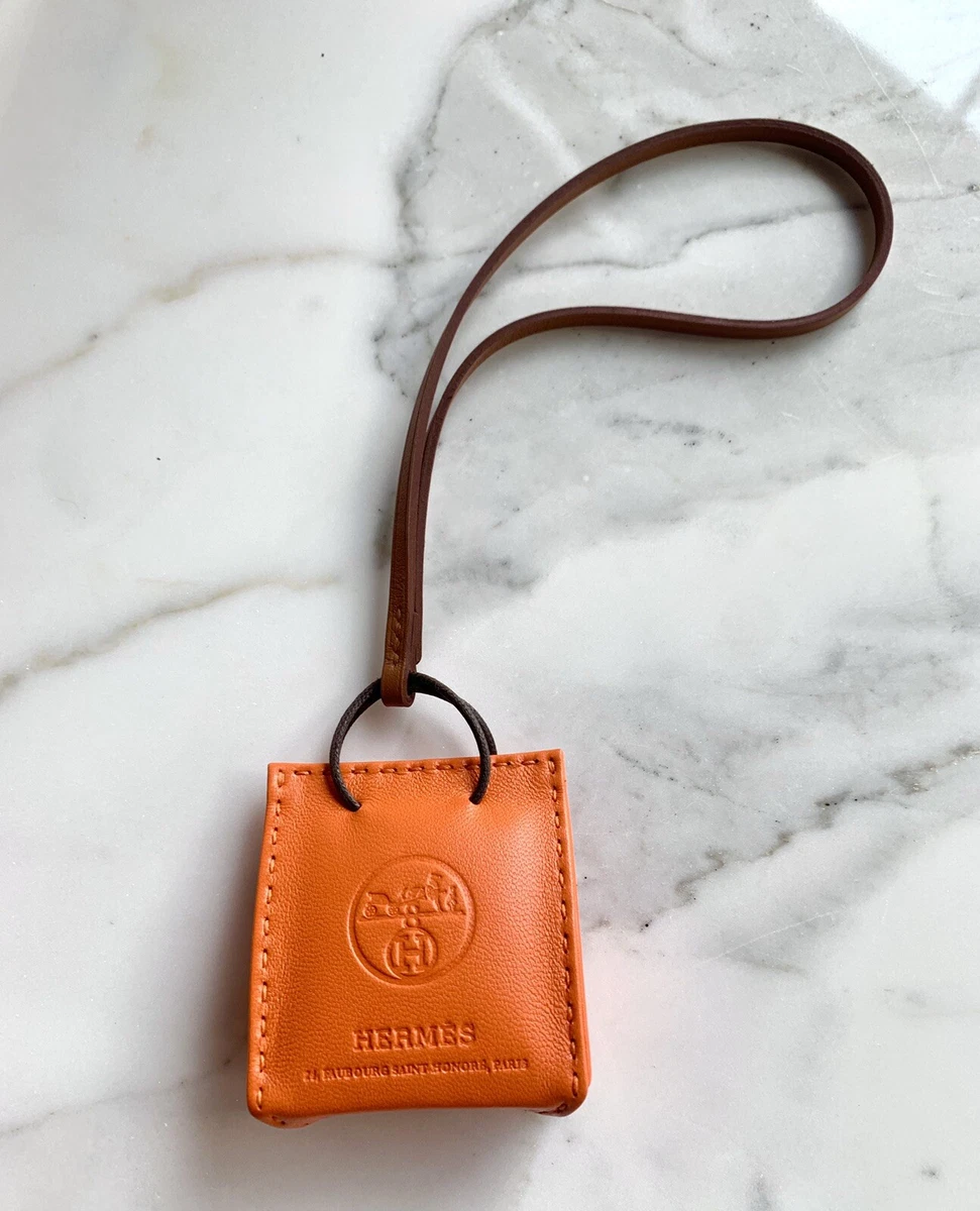 Hermes shopping online bag charm