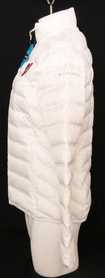 NUEVA Chaqueta acolchada acolchada para mujer Washington Nationals Columbia Interchange 650 S Foto 2 de 4
